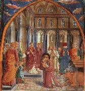 Establishment of the Manger at Greccio Benozzo Gozzoli